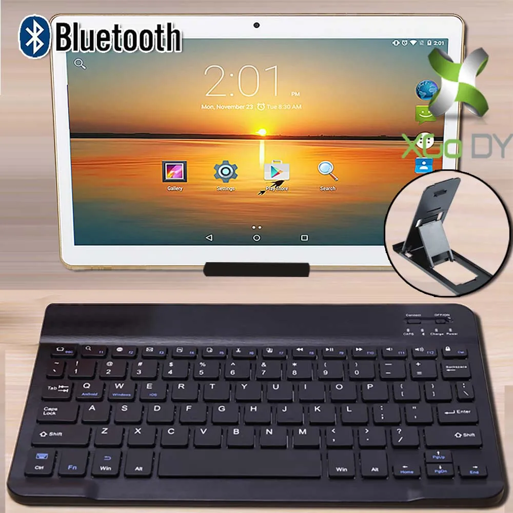 

Ultra Slim Wireless Bluetooth English Keyboard for XGODY Colors/GA10H/K109 10.1"/K10T/T1001/T11D/T93Q 9"/V11 Tablet Keyboard