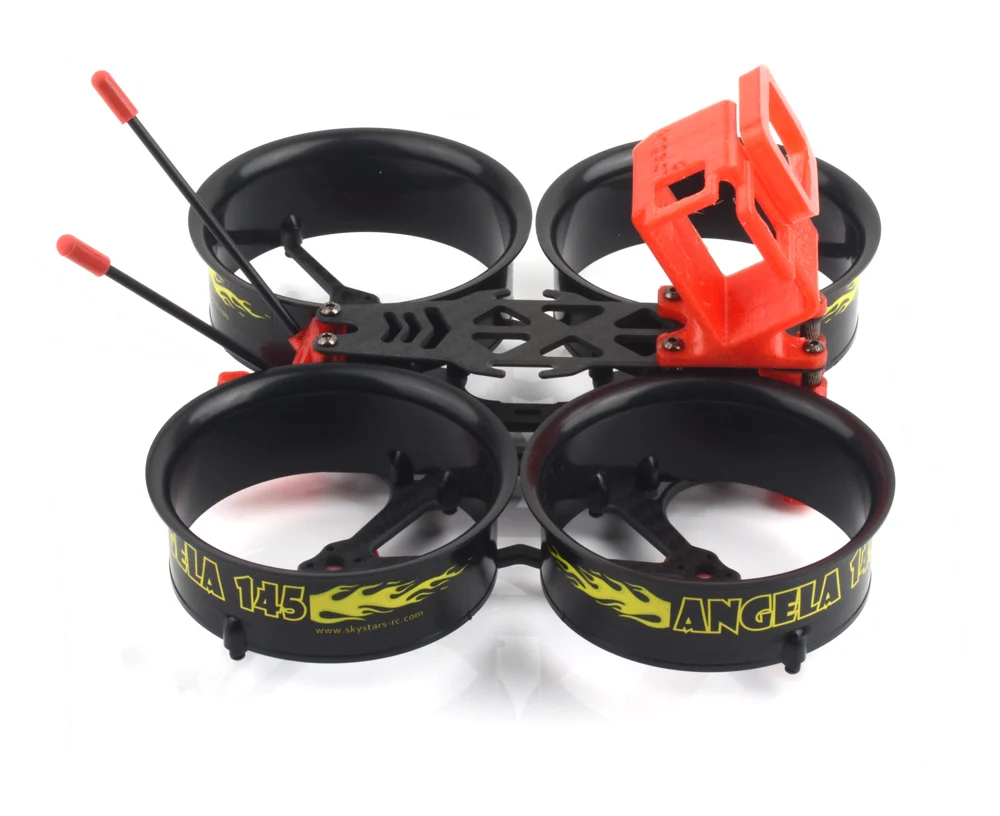 Montagem para rc Kit com Gopro Skystars Angela Polegadas Fpv Whoop Quadro 7 Tpu Drone Corrida Multi-rotor 145 3 4 quadro kit com gopro 7 tpu montagem