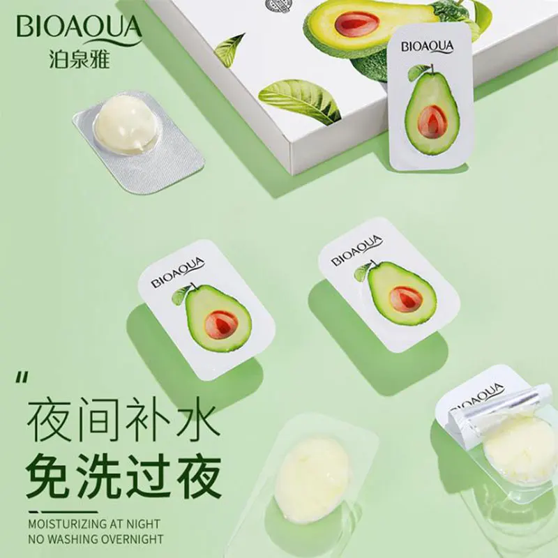 BIOAQUA Shea Butter Beauty Pudding Mask Hydrating and Moisturizing Shrink Pore Sleeping Oil Control 25g | Красота и здоровье