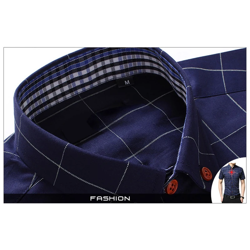 Fashion Blouse Shirt Plaid Male Social Dudalina Short Sleeve Slim Fit Shirt Men Clothing Embroidery White Male Cold Fashion Blouse Shirt Plaid Male Social Dudalina Short Sleeve Slim Fit Shirt Men Clothing Embroidery White Male Cold