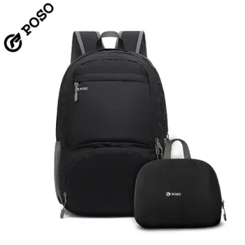 

POSO Backpack15 inch Lightweight Backpack Outdoor Waterproof Computer Bag Casual Backpack Folding Storage Bag