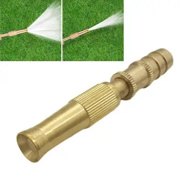 

Water Hose Nozzle Heavy-Duty Brass Adjustable Hose Nozzle Sprayer Nozzle Watering Spray Sprinkler Cleaning Tool For Garden