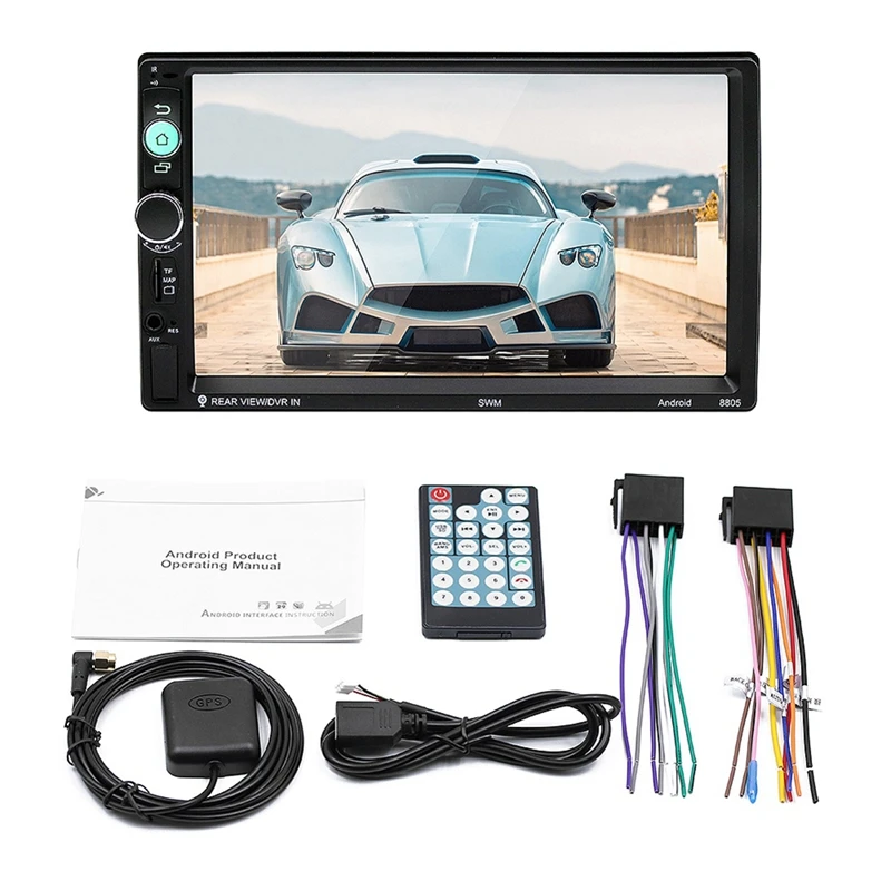 

7-Inch Android Capacitive Screen MP5 Player Car Bluetooth Radio GPS Navigator 8805