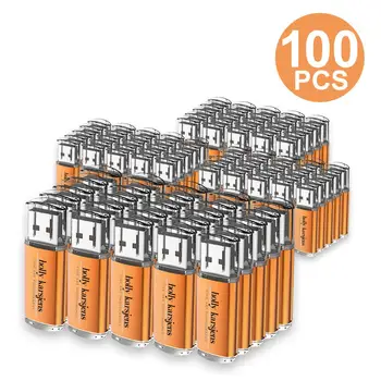 

J-boxing 100X 1GB USB Flash Drive Printed Custom logo Rectangle Engraved Personalize Name Thumb Drive 2G 4G 8G 16GB Computer Mac