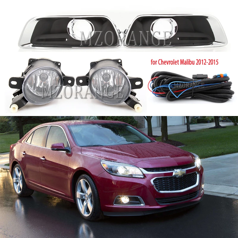 

fog lights for Chevrolet Malibu 2012-2015 headlight cover halogen fog light fog lamps cover frame foglights headlights frame