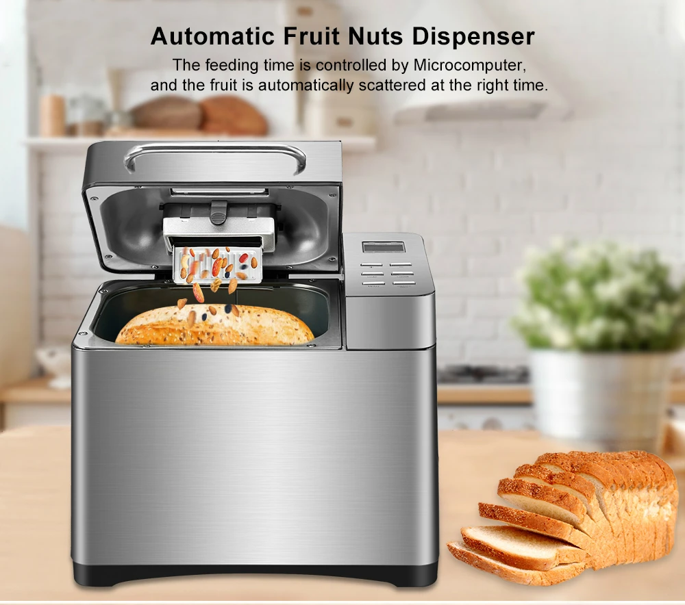 Description Picture 5 of itemBiolomix Automatic Toasters 304 Stainless Steel 650W Programmable Home Kitchen Toaster