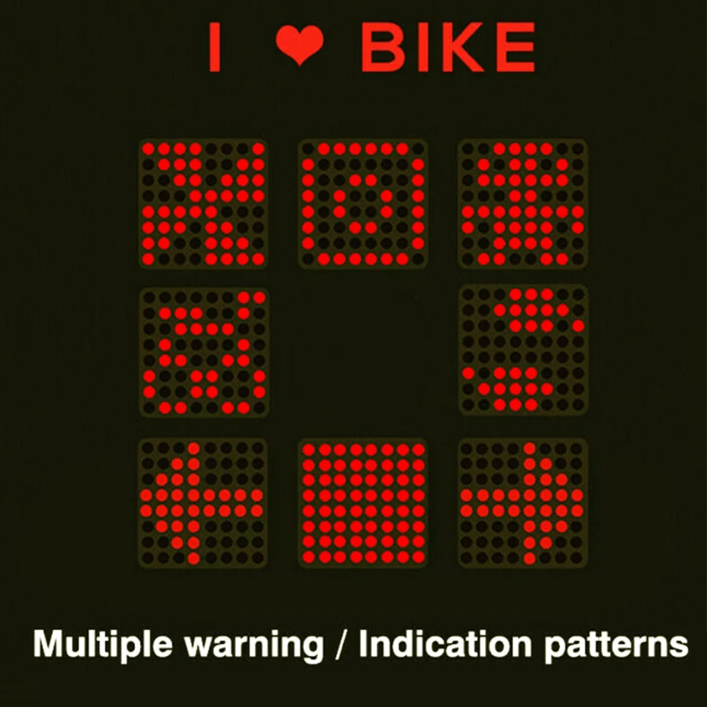 Велосипед задний светильник автоматический указатель поворота перерыв светильник USB Перезаряжаемые MTB велосипед Велоспорт безопасности Предупреждение сигнал поворота
