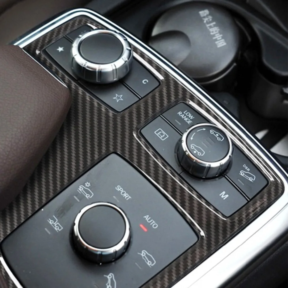 Для Mercedes-Benz GLE ML 2012- GLGLS 2013- Автомобильная Мультимедийная панель Центрального управления, накладка, автомобильные аксессуары