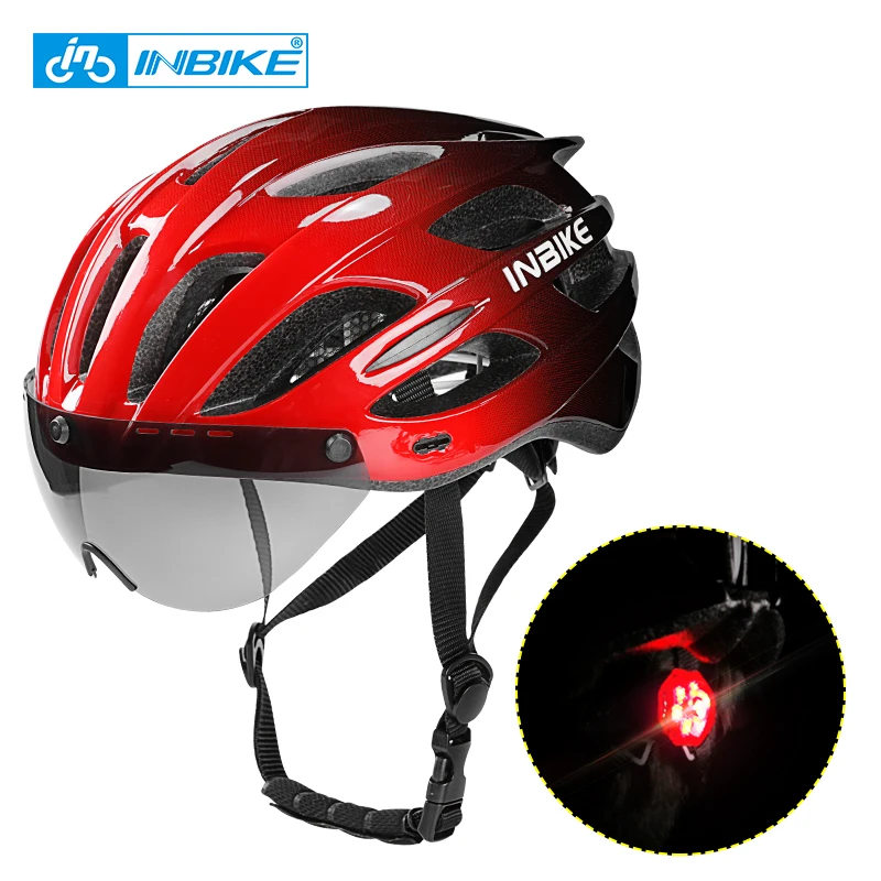 Велосипедный шлем INBIKE Light безопасная шапка для мужчин и женщин
