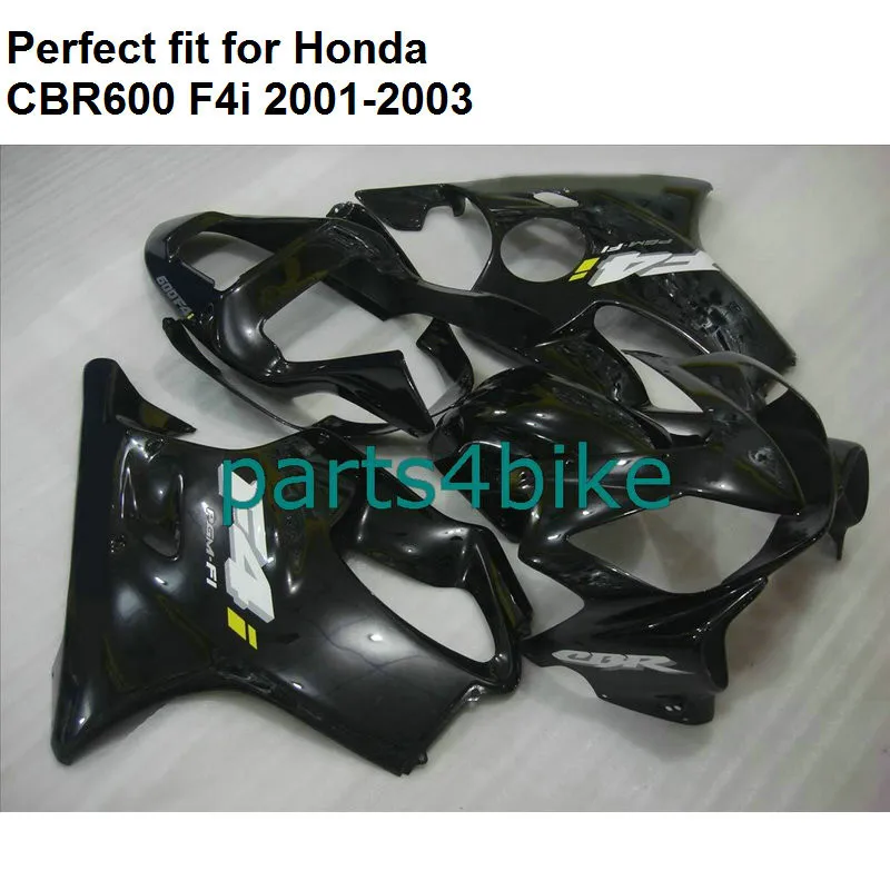 Обтекатель комплект для Honda черный CBR 600 F4i 2001 2002 2003 обтекатели CBR600F4i 01 02 03 BA64