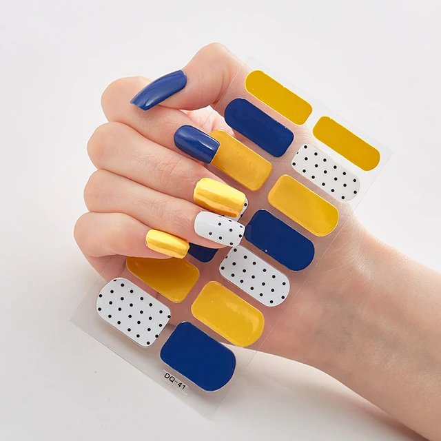 Five Sorts 0f Nail Stickers Decals Plain Stickers Nail Stickers Designer Nails Sticker Designer Nails Art Decoration Nailart DQ-41