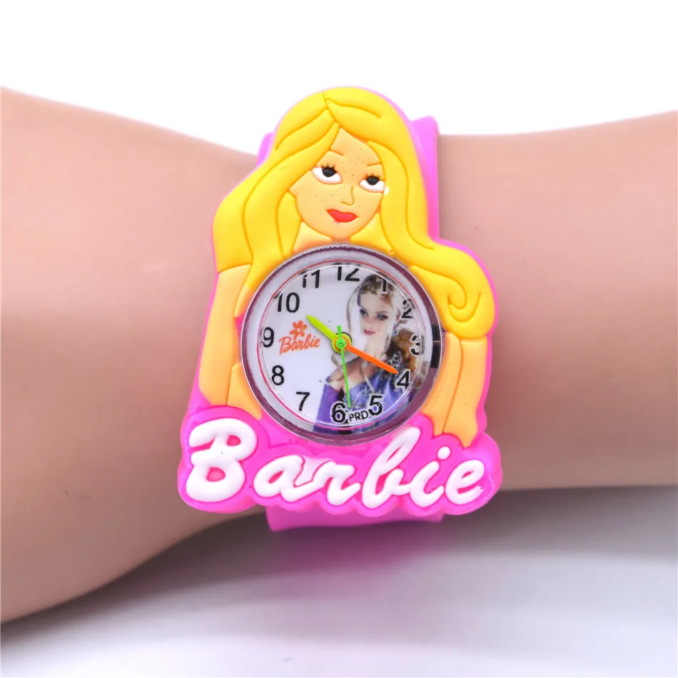 New Silicone Candy Infant Watch Girls Clock Fashion Kids Watches Children Wristwatch Cartoon Quartz Watch - Цвет: Princess Watch