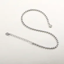 Облачные маленькие Shu S925 тонкие серебряные украшения для ног простые Популярные орнаменты не мейнстрим дизайн геометрический дизайн маленькие квадраты Ankl