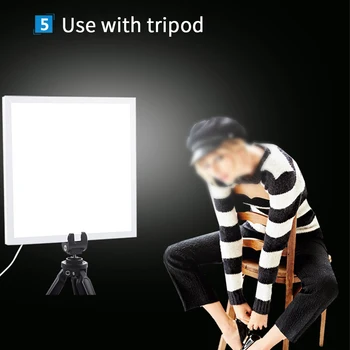 

20 Cm Practical LED Lamp Shooting Tent Super Bright Photography Acrylic Board Shadowless Light Photo Studio Easy Apply Panel Pad