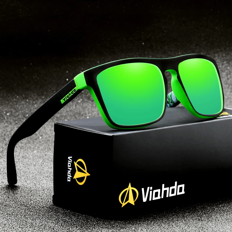 

Viahda Polarized Sunglasses Men Vintage Mirror Goggles Sun Glasses For Women Driving Eyewear gafas de sol