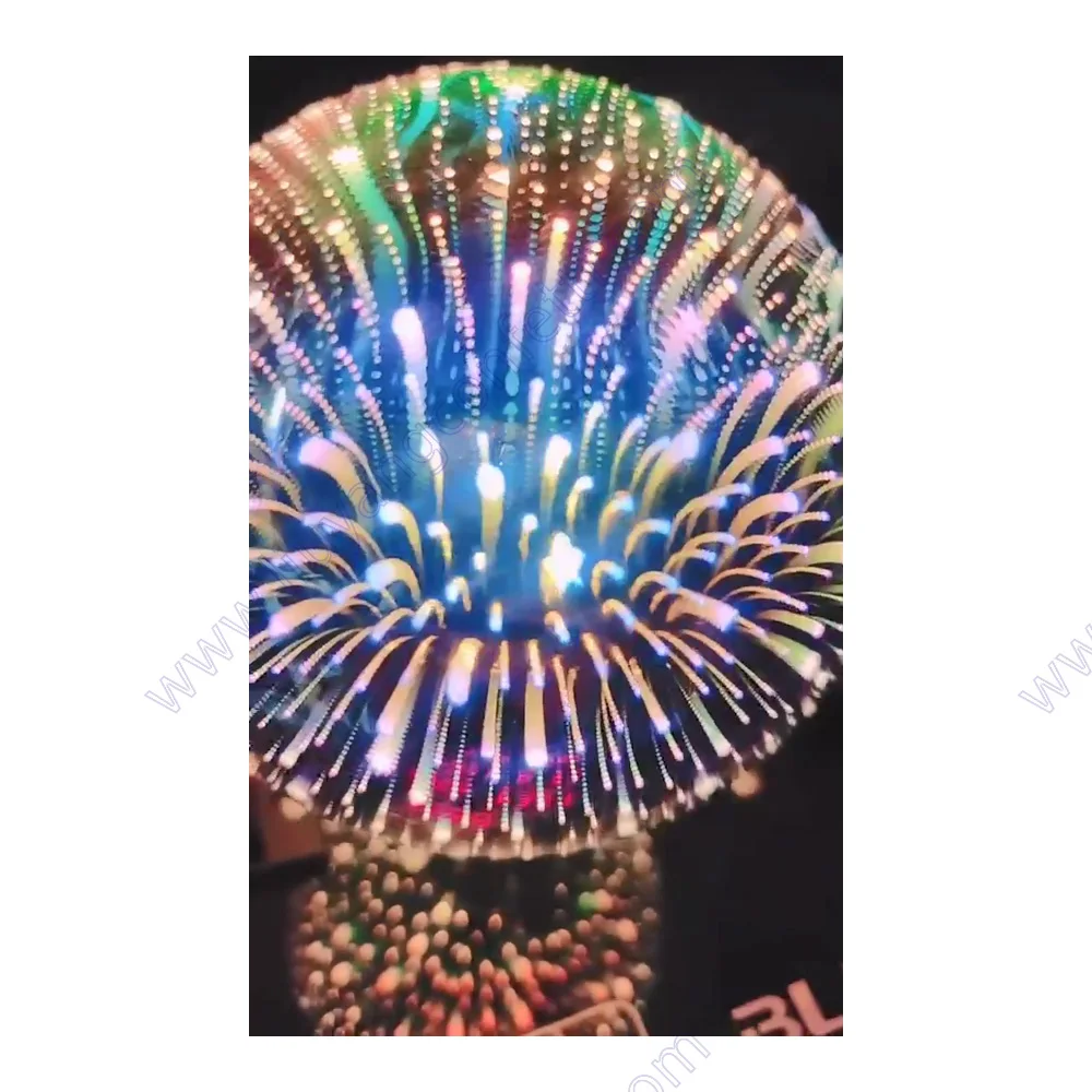 3D LED 불꽃 놀이 전구 램프 조명, 빈티지 장식, 크리스마스, 별, 밤, 휴일, 참신한 110v 에디슨, 다채로운 E27, 220v