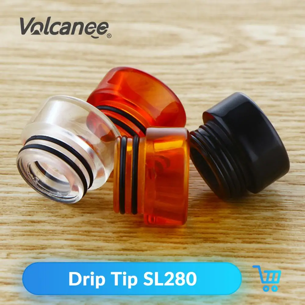 

Volcanee Drip Tip Epoxy Resin 810 Mouthpiece for V8 Big Baby V12 Prince RTA RDA Vape Tank Atomizer E Cig Accessories