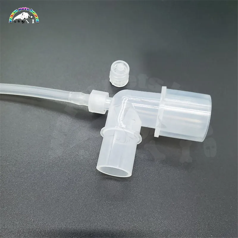 Anesthesia Breathing Tube L-shaped Connector Elbow Circuit Inside Outside Male and Female Tracheal Intubation Connector 90 Degree