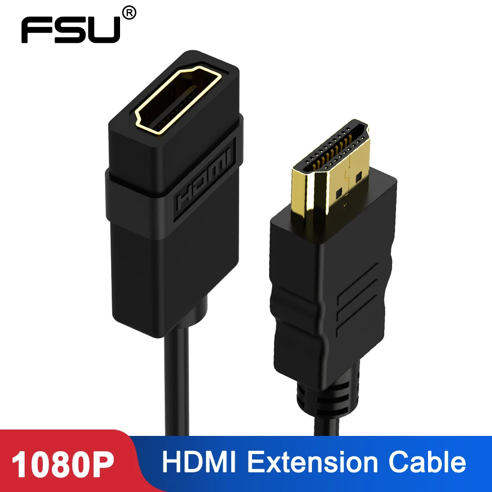 3FT 1M HDMI Мужской/женский разъем кабеля порт адаптер 1080P для HDTV расширения|connector
