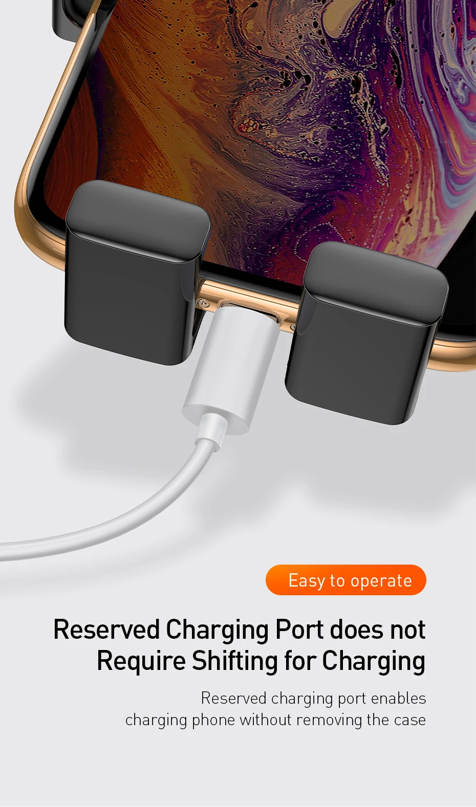 Baseus Gravity Car Phone Holder Air Vent Mount Stand for iPhone XS Samsung Huawei Mobile Phone Stand Support Holder Stand