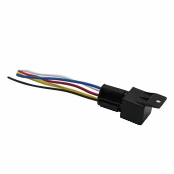 

5 x 12V 40A Pre Wired 4-Pin Auto Car Relay Mounting Base Harness Socket
