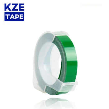 

1pcs Green Color Compatible For Dymo 1610 12965 1880 Label Maker Dymo 3D Plastic Embossing Xpress Label 9mm*3m Motex E101