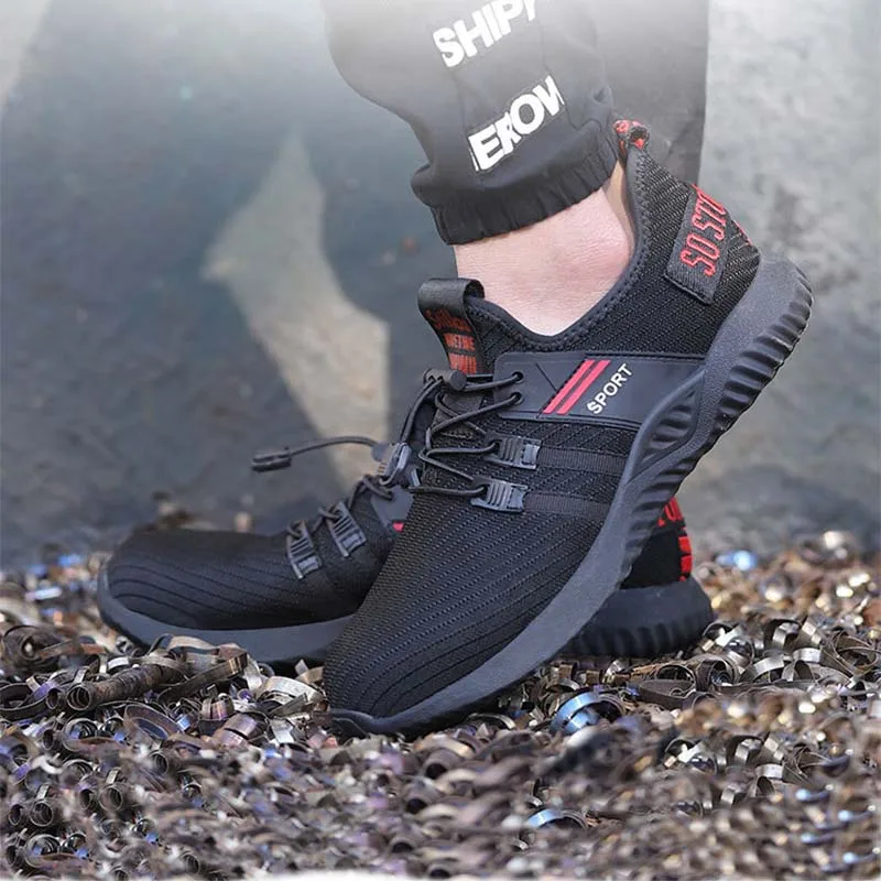Легкие защитные ботинки для мужчин и женщин дышащие износостойкие рабочие со