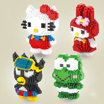 

Loz HC Magic mini blocks Cartoon Frog Auction Figures Anime Penguin Model Toys for Girl Gift Melody Doll Children Christmas Gift