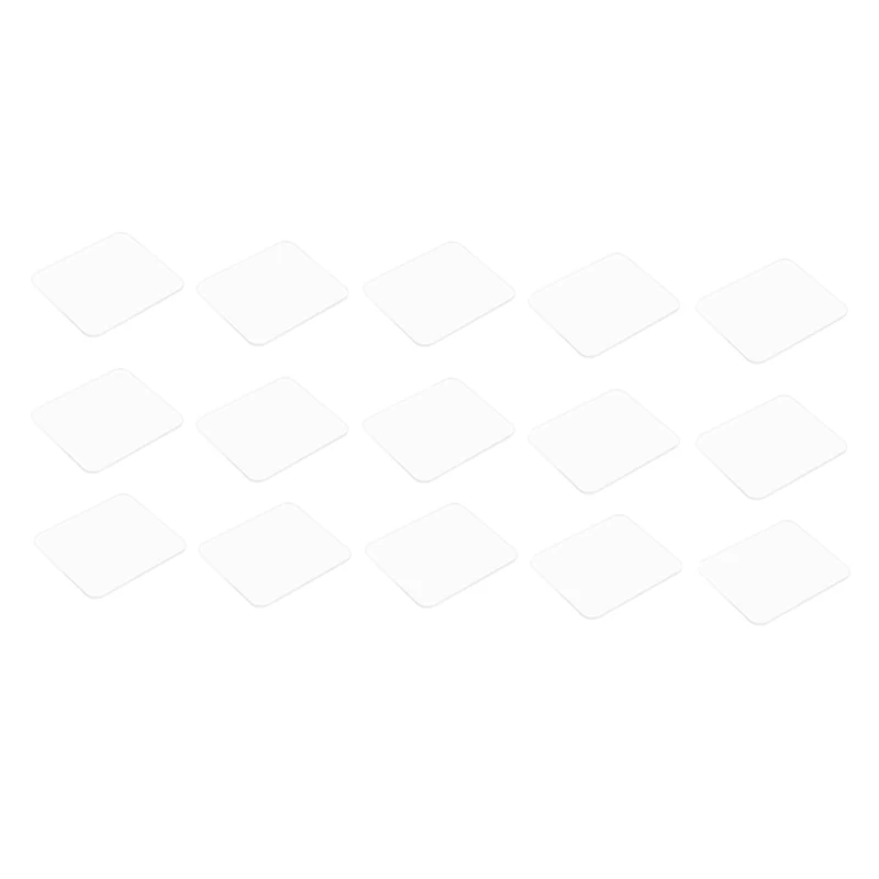 15 Pcs / Set of Universal Mobile Phone Holder Bracket Anti-Skid Pad Super Sticky Silicone Clamping Pad Non-Slip Regeneration Can
