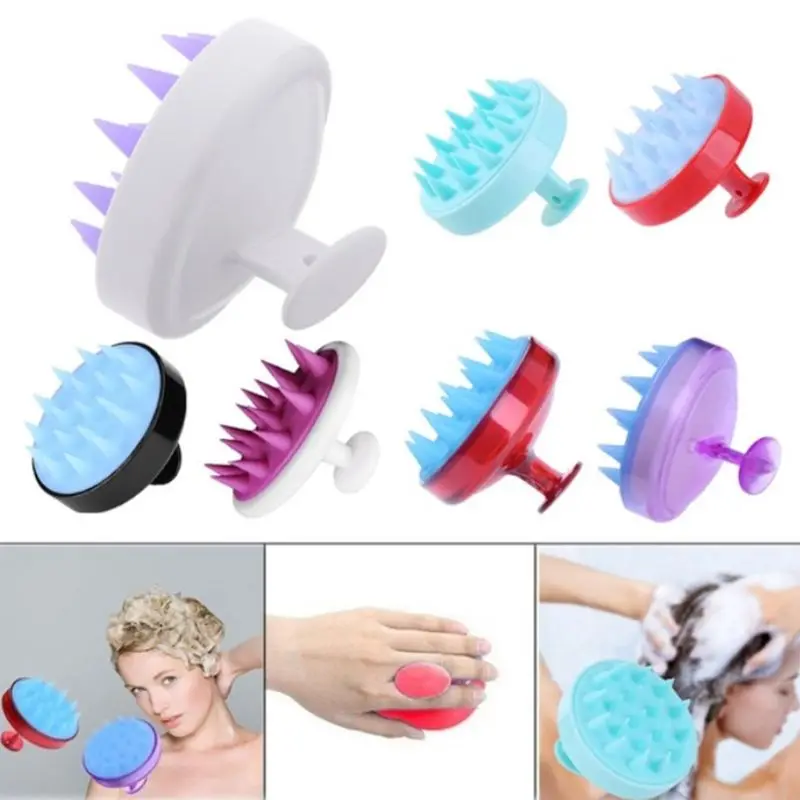 

Unisex Silicone Head Hair Scalp Massager Shampoo Brush Body Washing Bathroom Cleanse Comb SPA Shower Bath Health