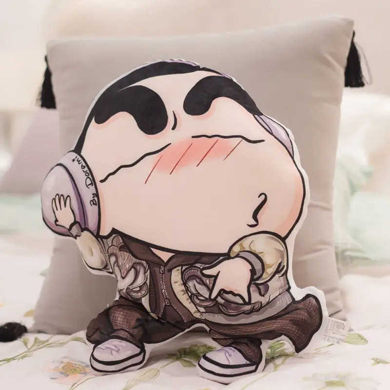 45 см милый Crayon Shinchan Мягкие плюшевые игрушки подушки ТВ Мультфильм спинки дивана подушки детские подарки на день рождения - Цвет: 8