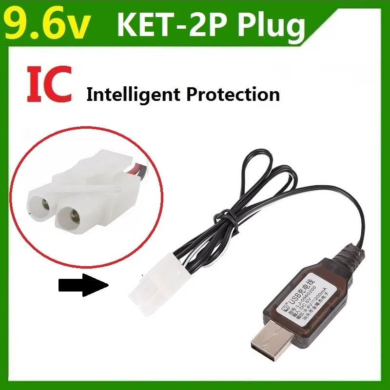 9 6 в 0.2A с разъемами Tamiya USB зарядное устройство для NiCd/NiMH аккумулятор игрушки RC