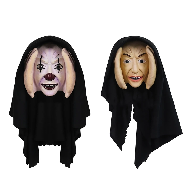 A5KB Halloween Scary Peeper Hanging Mask Horror Peeping Clown Party Window Decoration | Дом и сад