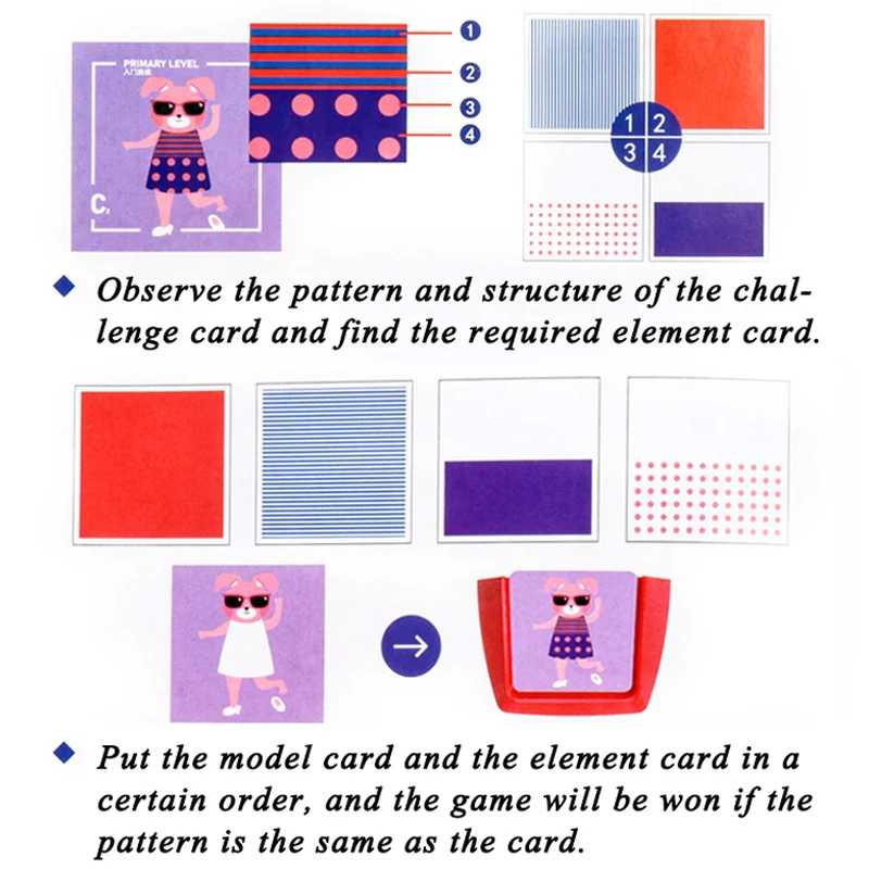 Space Thinking Changing Clothes Puzzle Game Card Combination Logical Thinking Training Board Game Educational Toys For Children 4