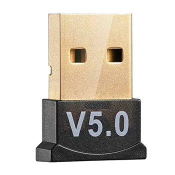 

USB Bluetooth 5.0 Adapter Wireless Dongle Stereo Receiver o Sender for PC Computer Laptop Earphone TV Transmitter
