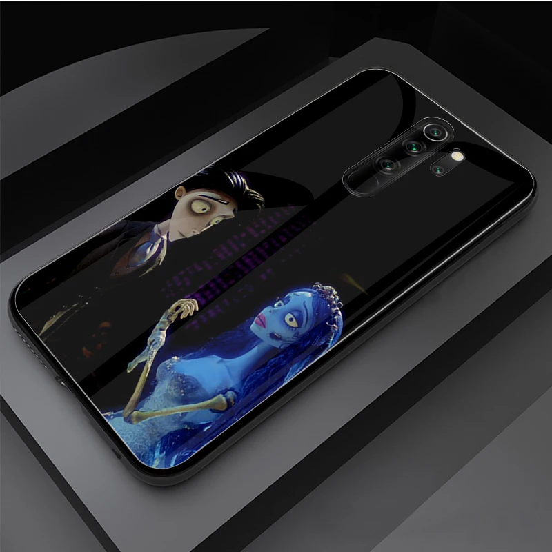 corpse bride Tempered Glass Phone Case For Redmi Note 5 6 7 8 Pro Note8T Note9S Redmi8 9 Cover Shell xiaomi leather case custom