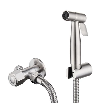 

HHO-Stainless Steel Toilet Hand Held Bidet Faucet Sprayer Bidet Set Sprayer Toilet Spray for Bathroom Shower Head