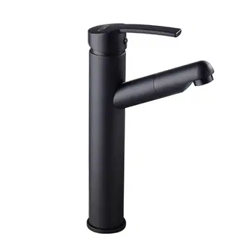 

Bathroom Kitchen Basin Faucet Single Handle Pull Out Spray Hot Cold Sink Tap 77UD