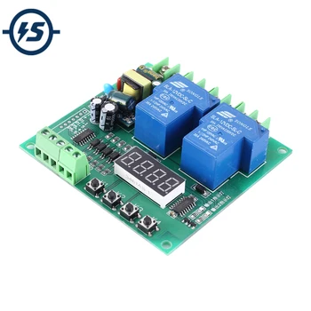 

Motor Drive Module 30A Auto Governor Timing 2CH Delay Relay Controller Module Display Forward Reverse Control AC 220V