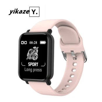 

R16 Fitness Passometer Waterproof Rate Blood Pressure Monitor Fitness Tracker IP68 Heart Smartwatch Men Women Smart Watch Sport