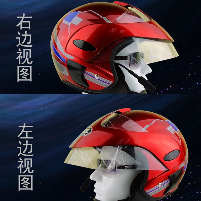 Automatic Answering Motorcycle Helmet Bluetooth CSR5.0 EDR Headphone Microphone Motor Bike Hat Earphone Handsfree Speaker Music
