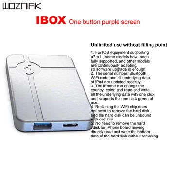 

ID BOX iBox No Disassembly Required HDD Reading Writing Change Serial Number for IPHONE A7 A8 A9 A10 A11 IPAD Programming