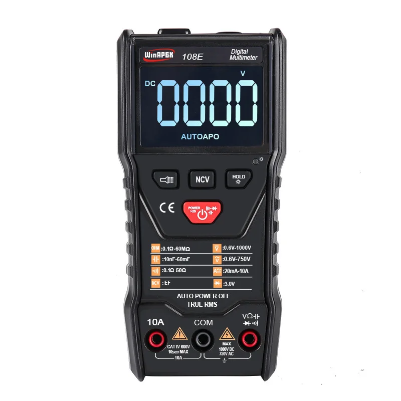 Цифровой мультиметр WinAPEX 108E 6000 отсчетов Автоматический диапазон измерения
