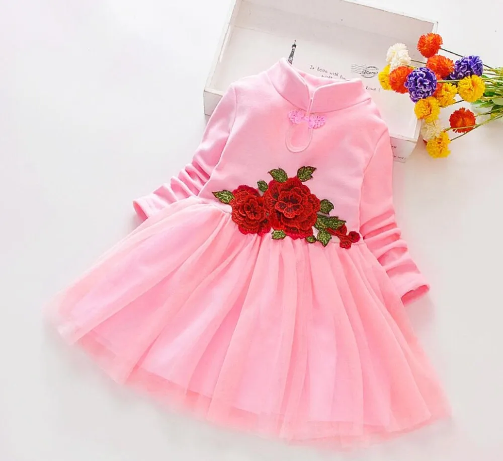 Kids Baby Tutu Dresses Flower Clothes 2-6Y