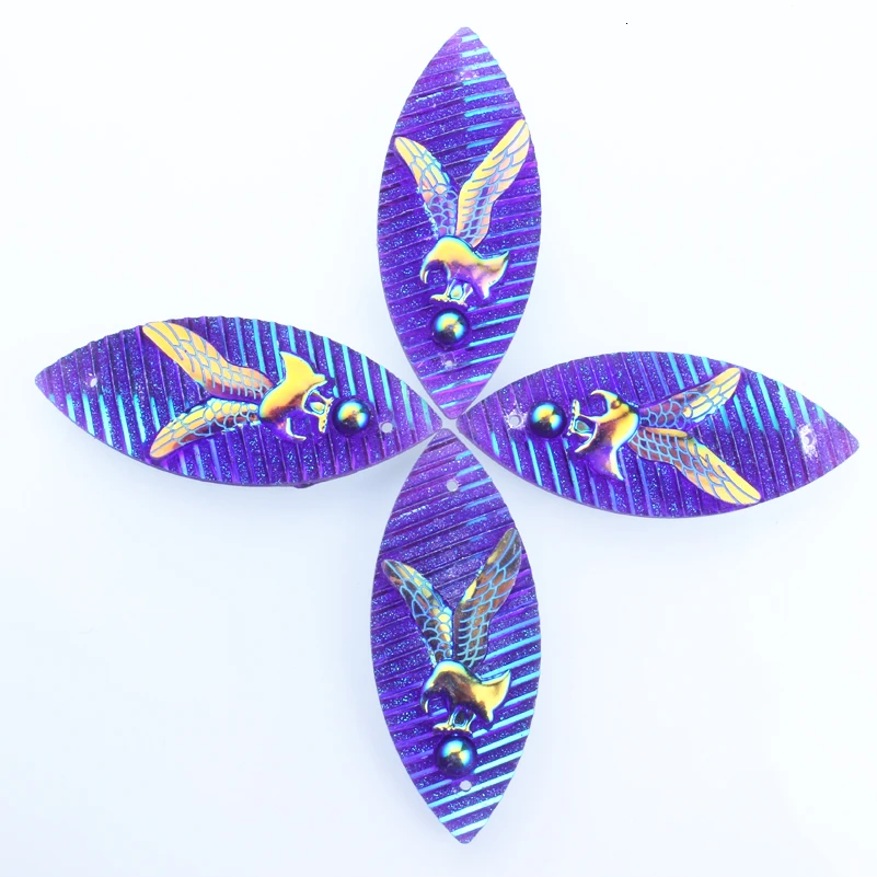 Taidian Hummingbird, Овальные, в виде животных, каучуковые, для женщин, 20*50 мм, пришивные стразы, аксессуары,, 100 шт. и 150 шт