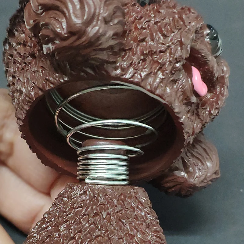 Украшения для автомобиля плюшевый щенок с поплавком игрушки выкидывания собак