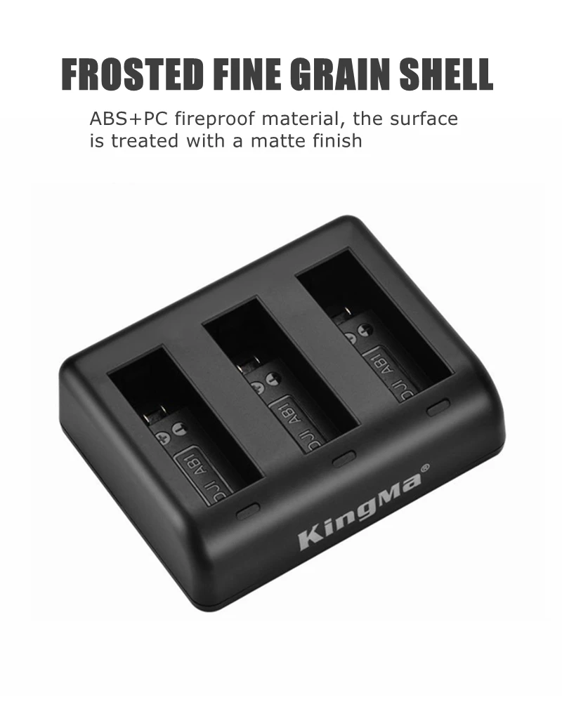 Для DJI Osmo Action battery charger One For Three Charging ключница+ Osmo Action battery Pack аксессуары