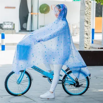 

Rainy day electric bike cycling anti-float raincoat thick waterproof special thick raincoat thick poncho 10 pieces