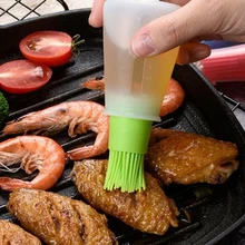 Oil-Bottle Brush Pastry Liquid-Oil Grill Bbq-Tool Kitchen-Tools Silicone Portable 