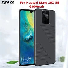 Чехол-аккумулятор 6800 мАч внешние Чехлы для huawei mate 20X5G портативное ультра тонкое быстрое зарядное устройство